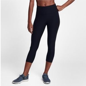 Nike Power Sculpt Victory High-Rise Training Crop Leggings Capri 3/4 Running